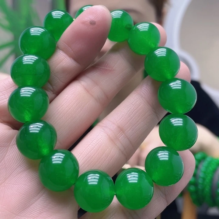 翡翠未镶嵌手链C14