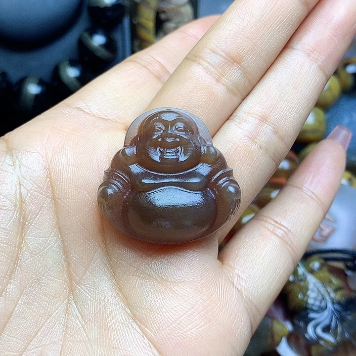 硅化玉未镶嵌吊坠(不含链)佛牌吊坠