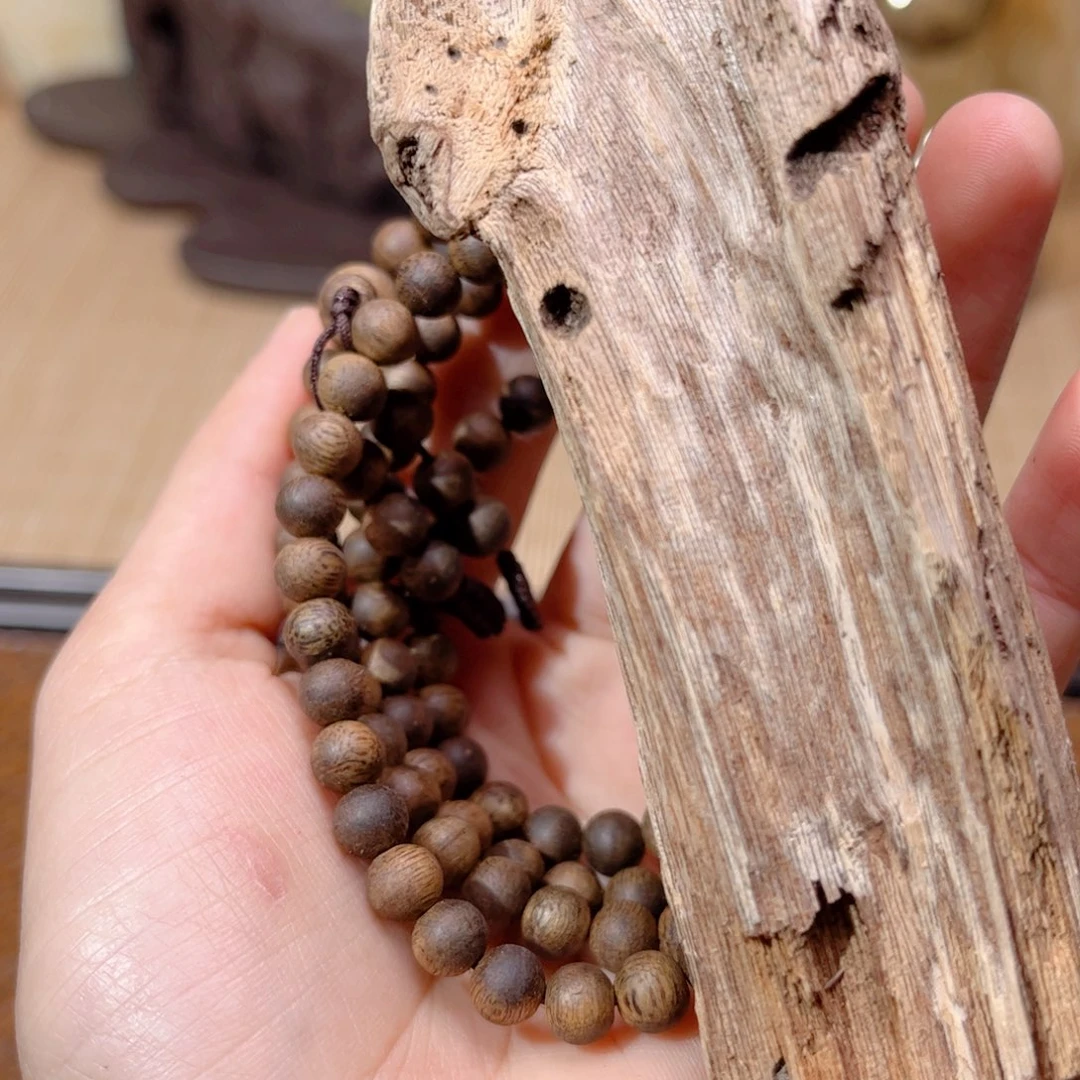 香榧木海南木料种植绿棋卡6多圈11.5克