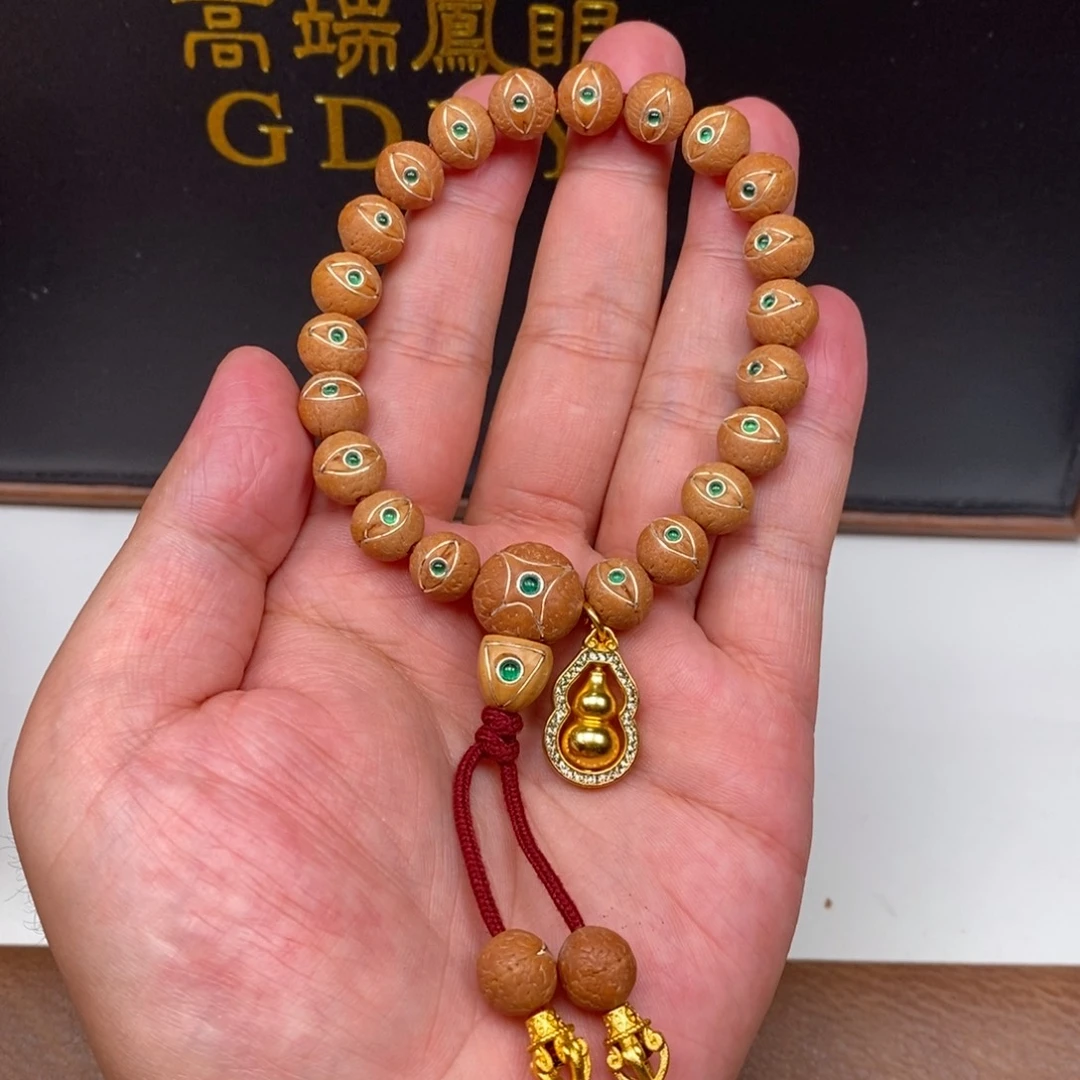 一***！凤眼菩提手串尼泊尔