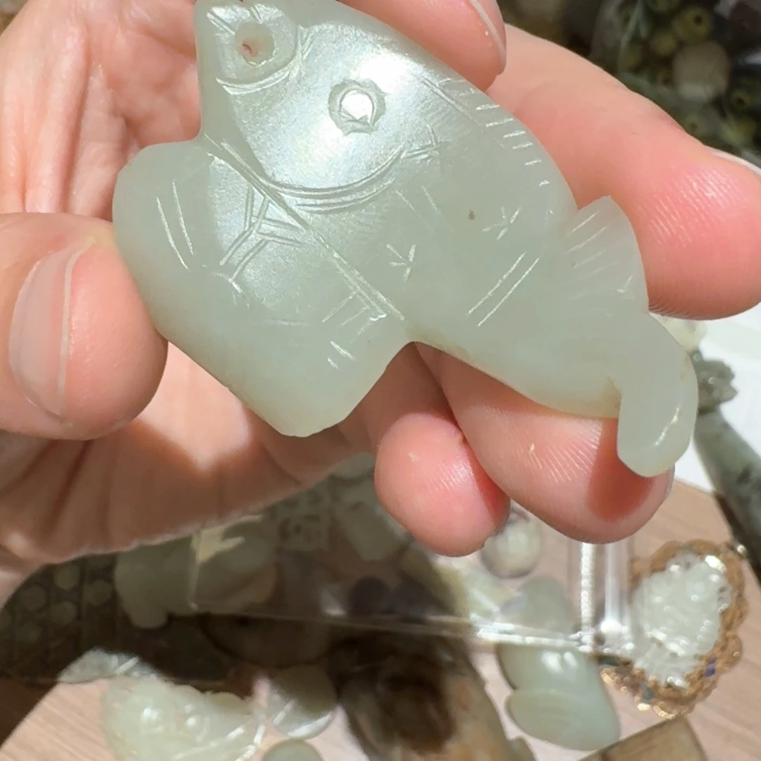 和田玉未镶嵌挂件