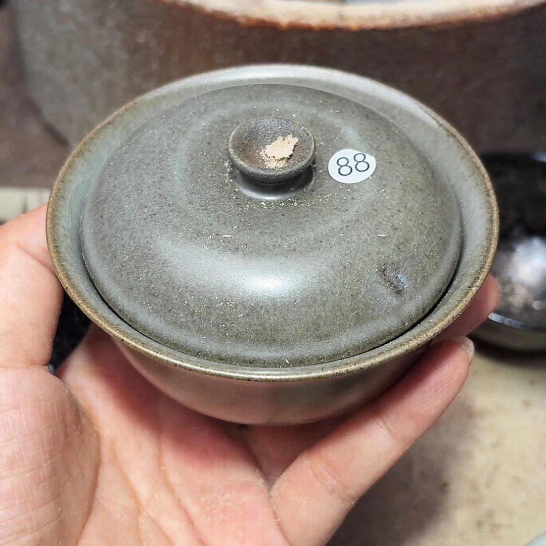 茶盏义兴龙窑建盏88微瑕