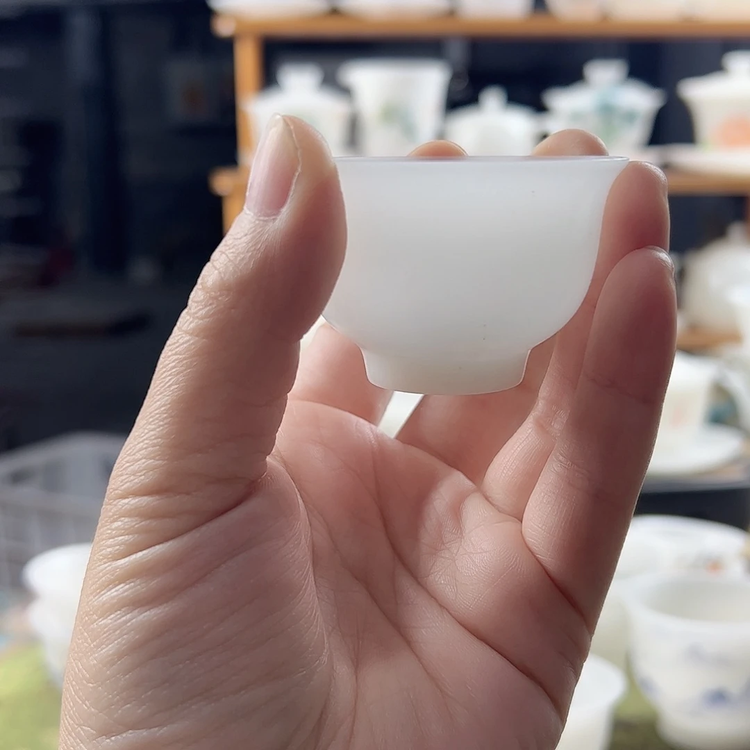 特***笔素烧璞玉6个45ml铃铛杯