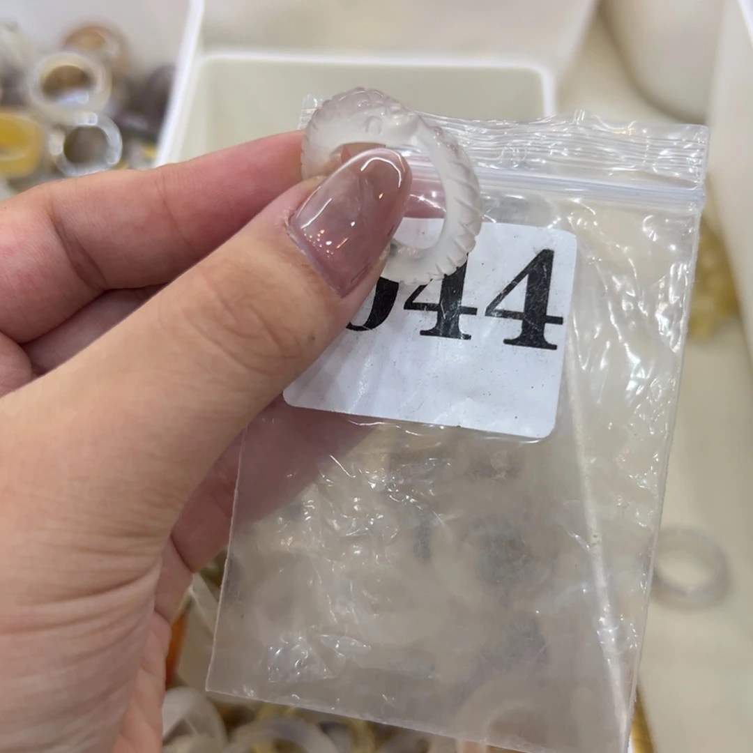 玛瑙/玉髓戒指合金44港18