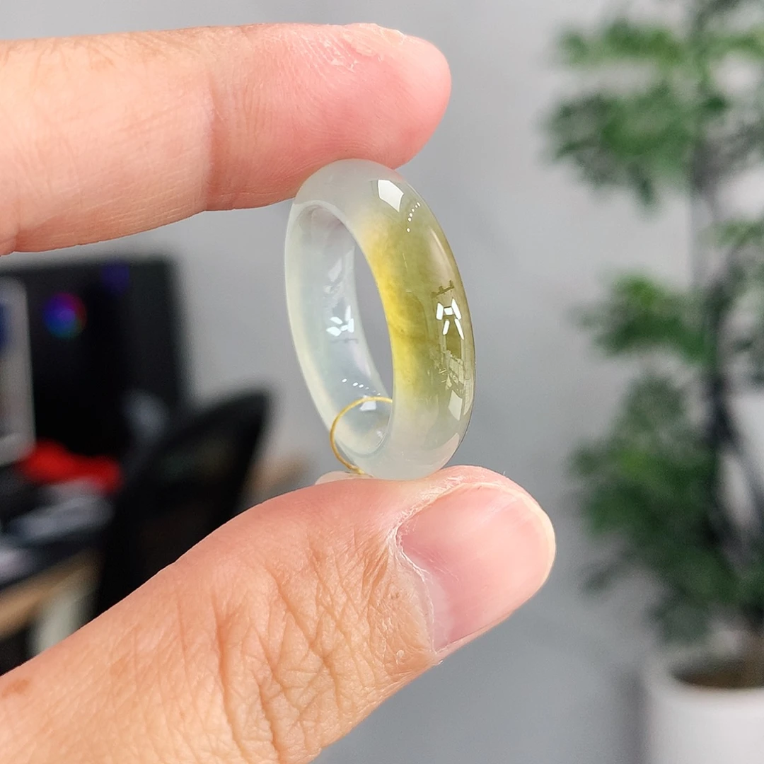 翡翠未镶嵌戒指14号