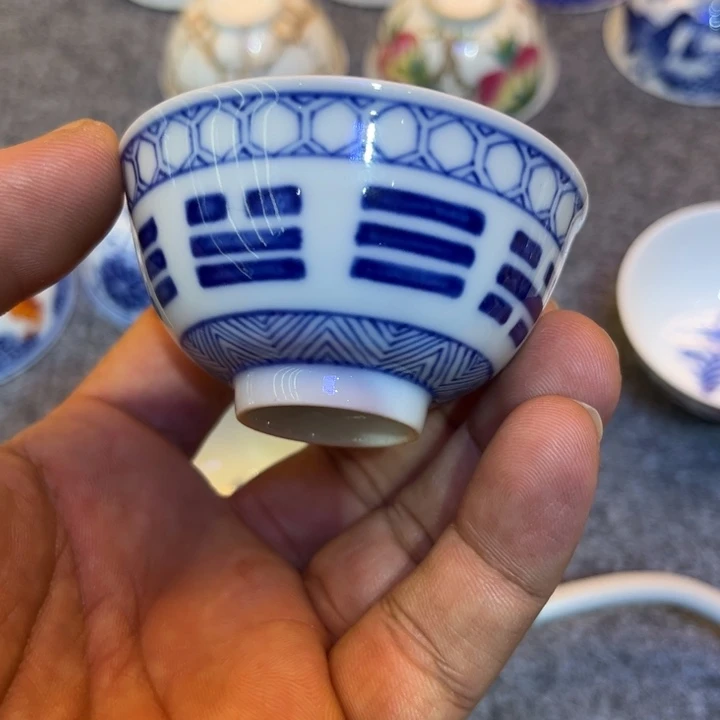 纯手绘精品盖碗杯
