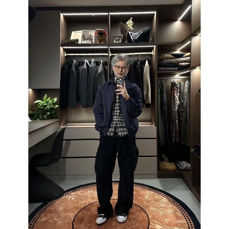 小马带biu~哈林顿双面穿夹克外套2