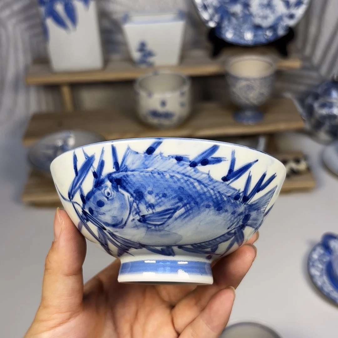 大井孝夫 孤品 米饭碗