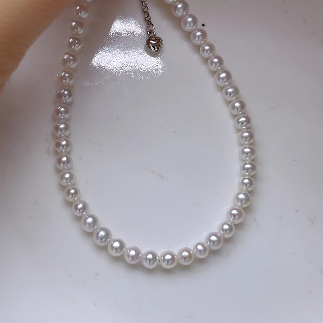 银S925镶嵌淡水珍珠耳钉或者吊坠之一