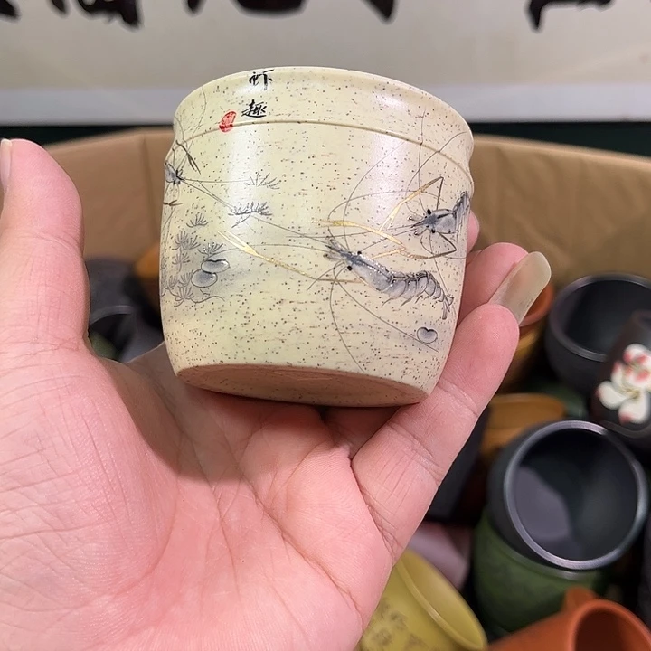 茶杯紫砂全手工紫砂主人杯