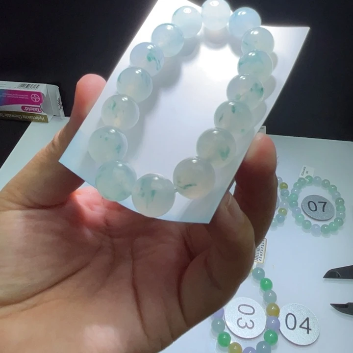 未镶嵌定制翡翠幸**人翡翠卡12.5