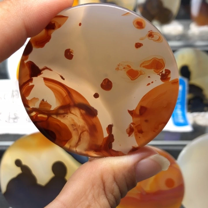 合金玛瑙/玉髓珠宝奇石18有瑕