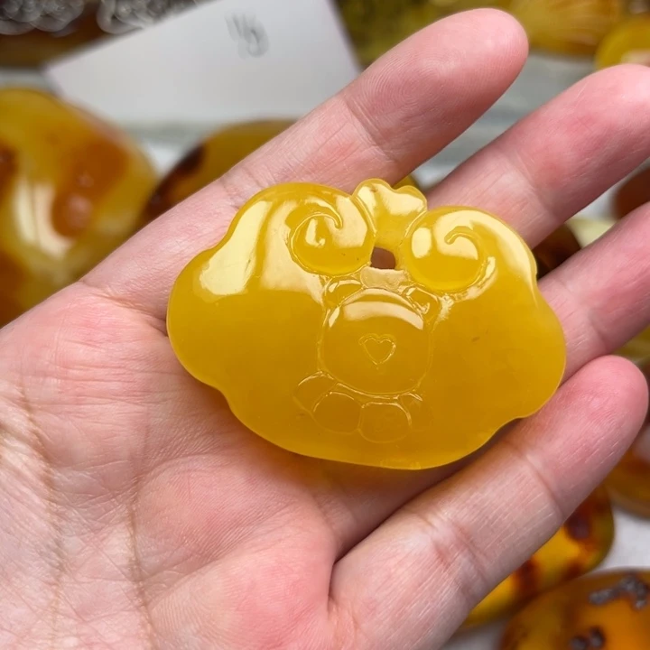 未镶嵌颈饰琥珀琥珀蜜蜡