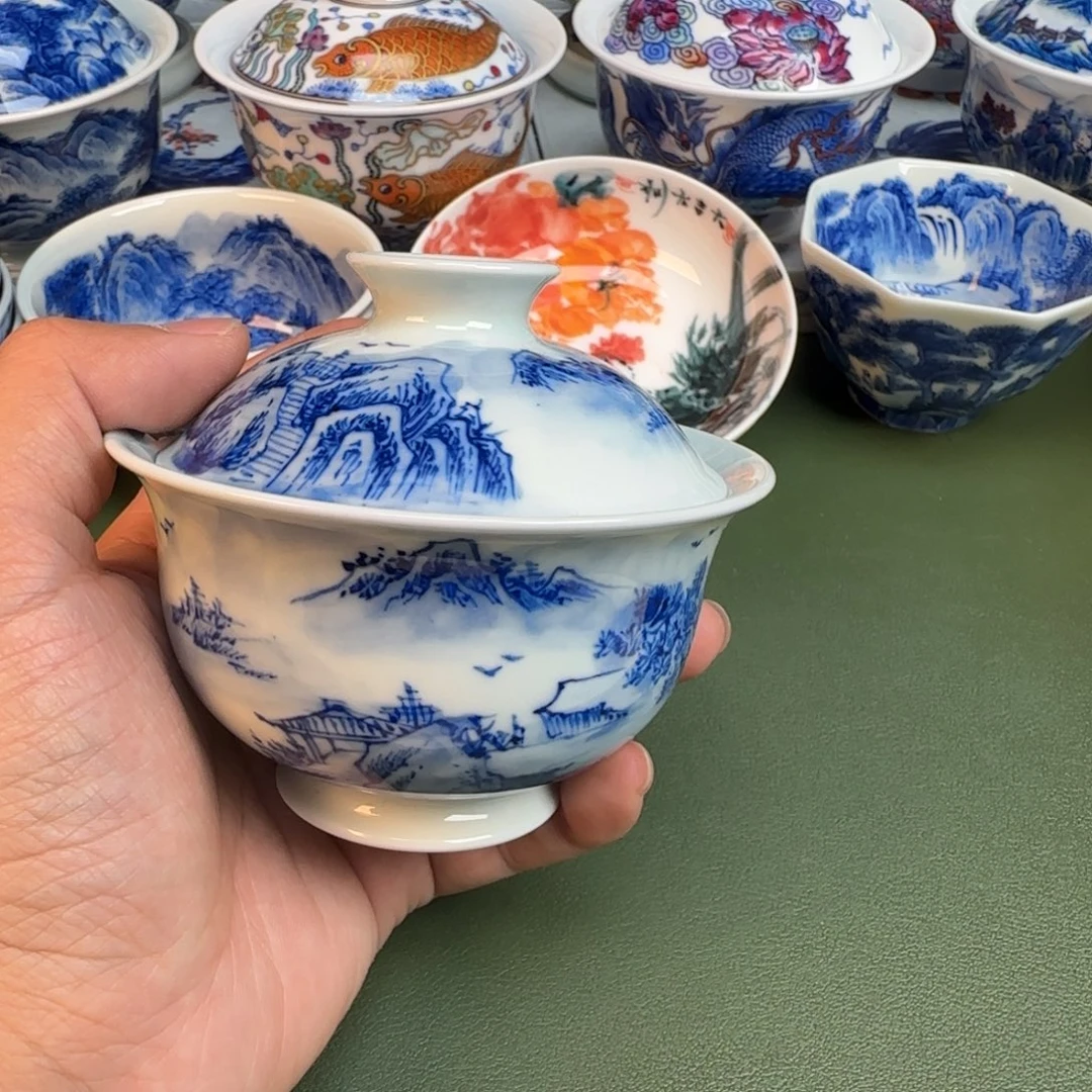 陶纯手工纯手绘茶具223