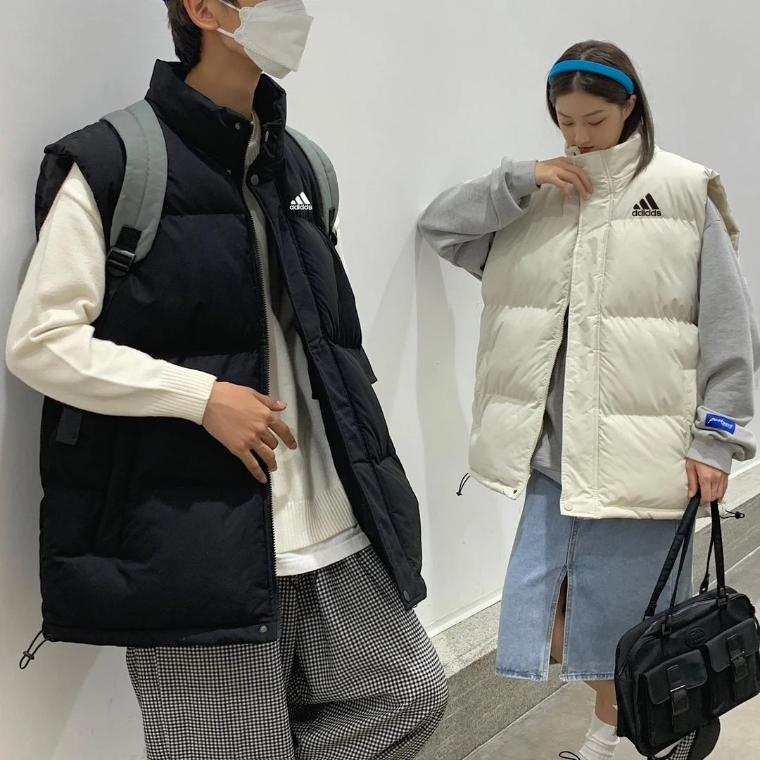 棉马甲宽松型耐磨运动风春秋立领厚款拉链透气保暖908