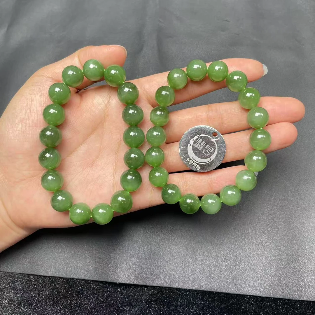 翡昱-N6-39379-610-和田玉手串/约10+/约18颗/-多样性发其一-C