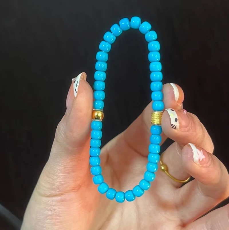 湖北产地手工打磨老型珠diy串珠散珠DIY串珠配件材料串珠DIY挂件