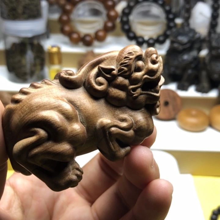 檀香木手串/手链荣**者老山檀香1只貔貅