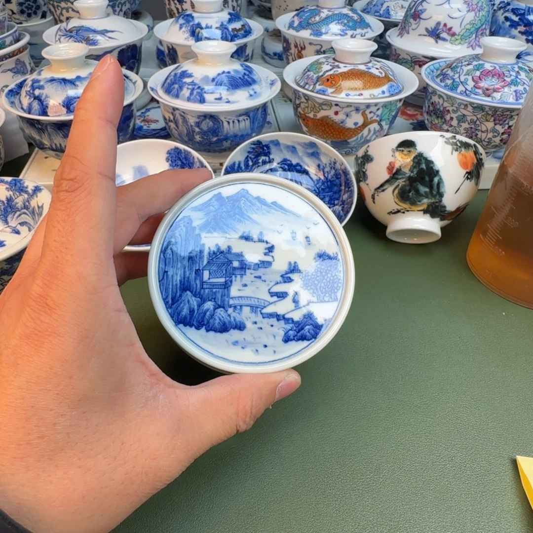 陶纯手工纯手绘茶具379
