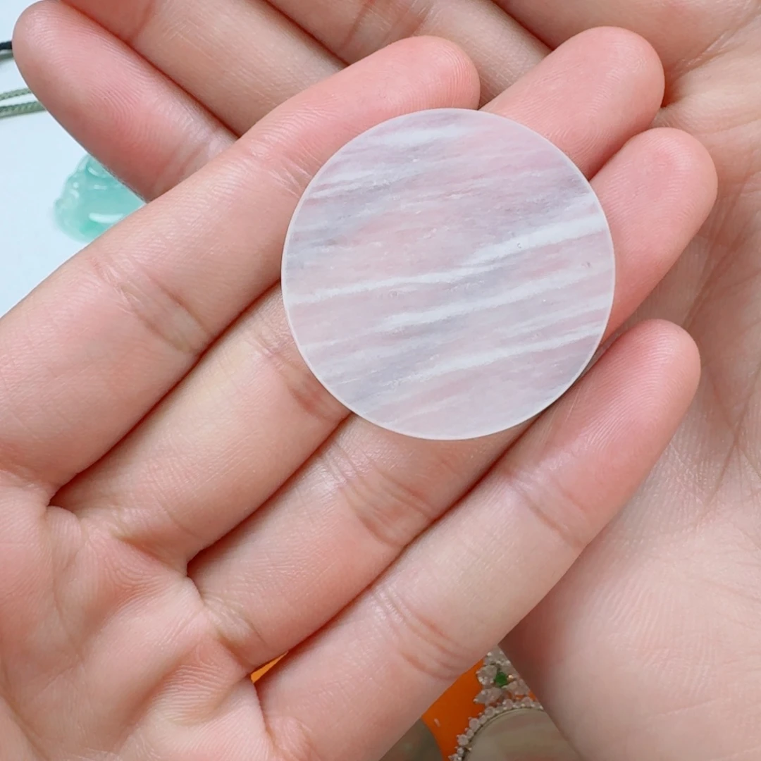 颈饰未镶嵌翡翠天然缅甸A货翡翠无事牌