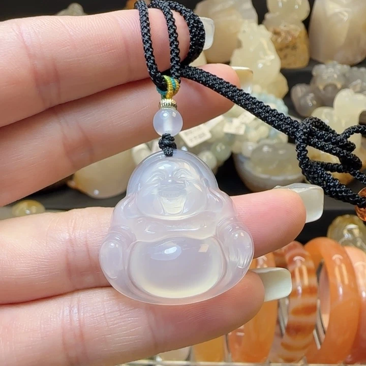 玛瑙/玉髓合金吊坠