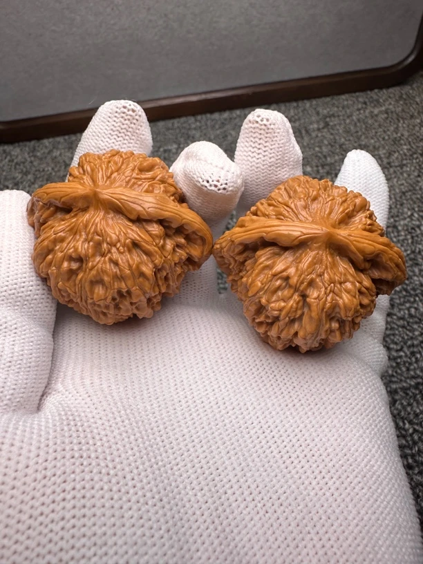 四座楼核桃43➕老树果 流水纹 原生果皮质好密度高变色快