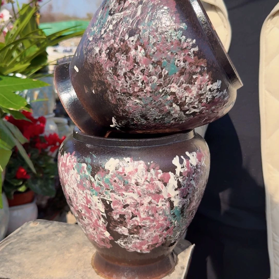 紫砂公道杯口16高21（两个火锅酱紫