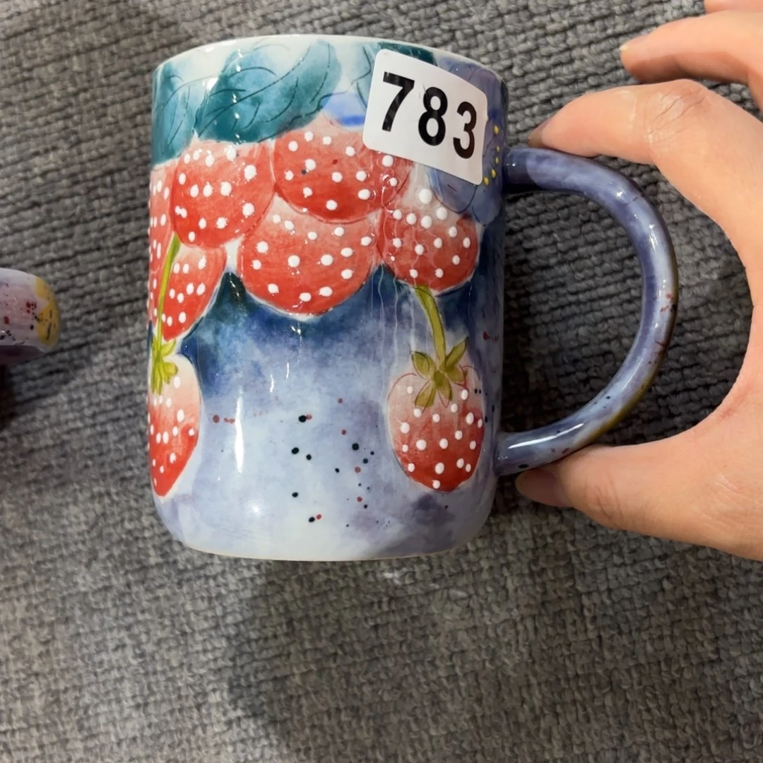 瓷片景德镇手绘高温釉下彩陶瓷茶具