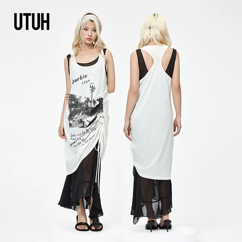 UTUH 黑白色连衣裙两件套 TLWWR2L131