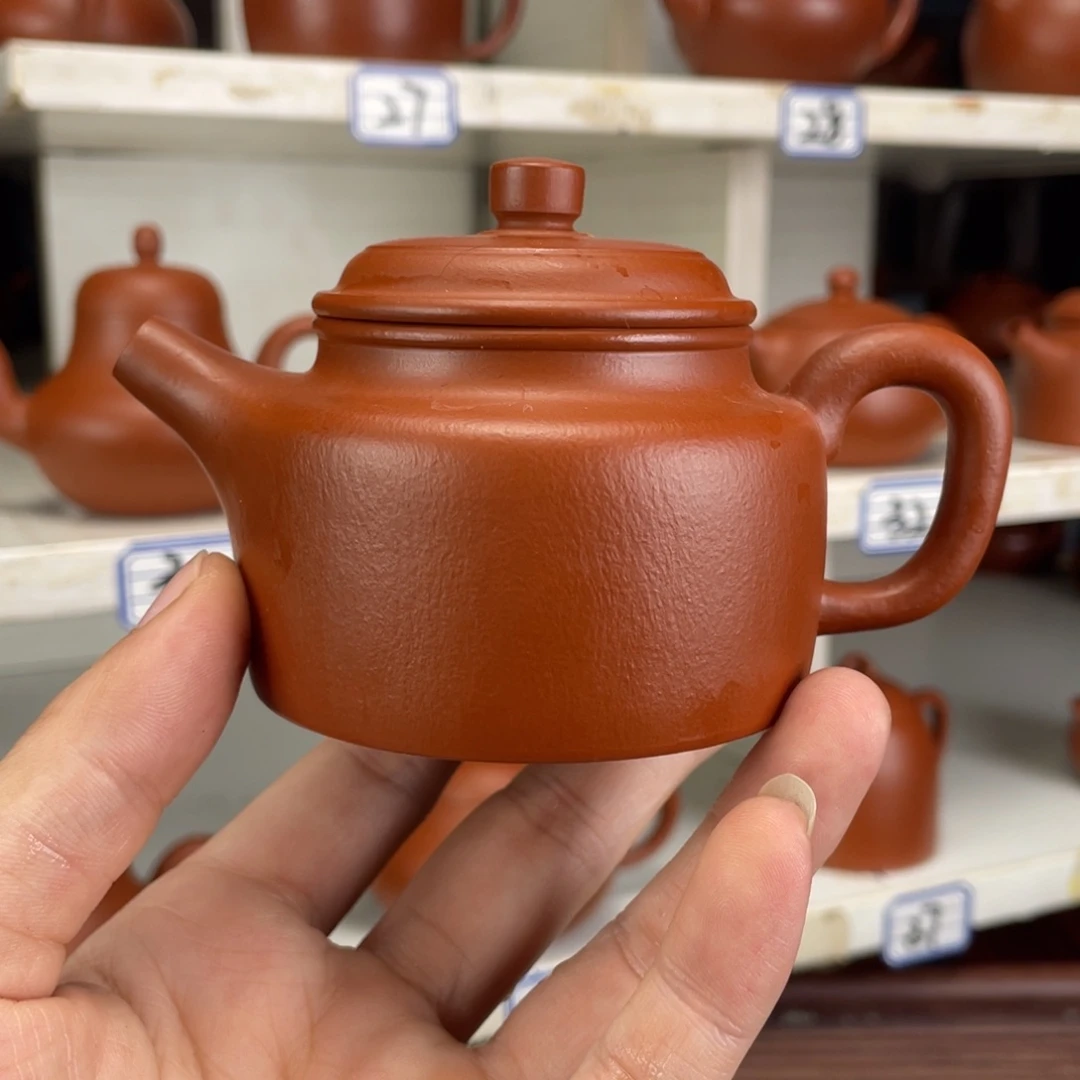 茶壶紫砂赵庄朱泥全手工150毫升