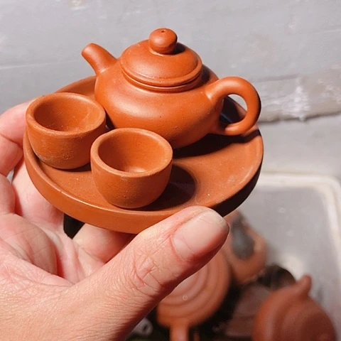 茶壶绿泥宜兴紫砂全手工制作工艺清