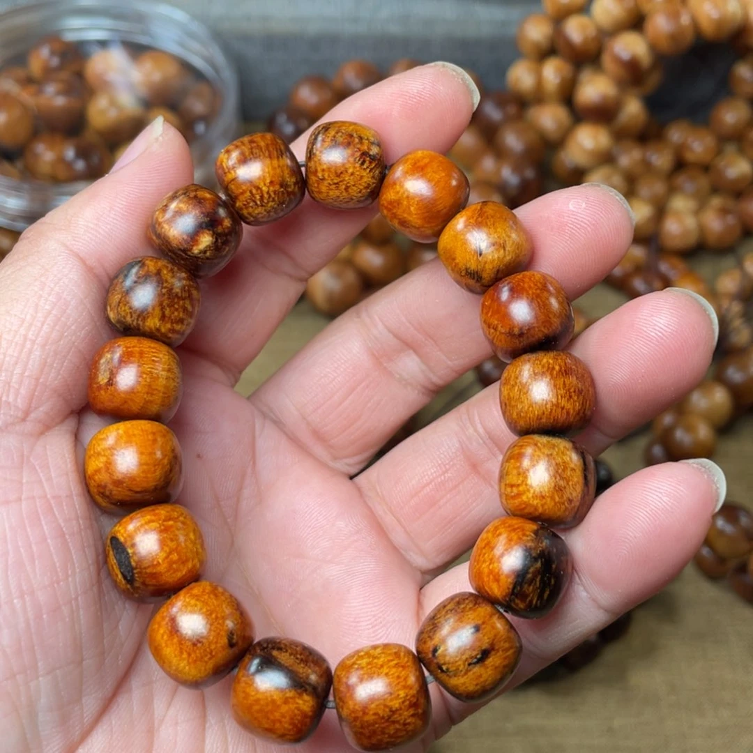 贡木无事牌1213印尼贡木小龙鳞瑕疵珠