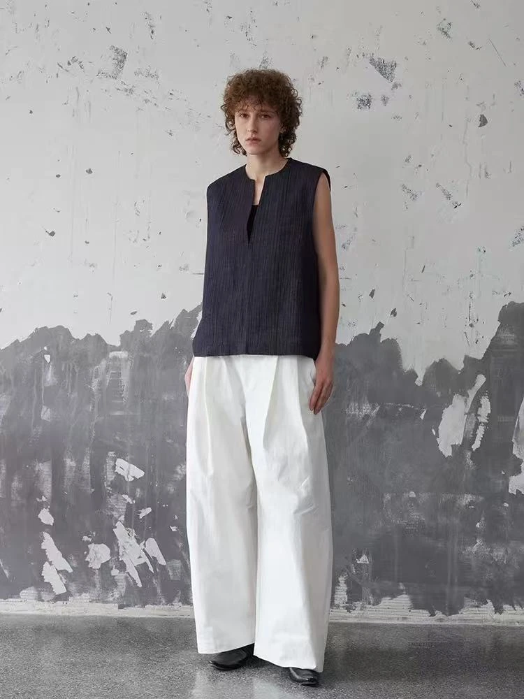 86302千炫女装显瘦休闲百搭直筒裤