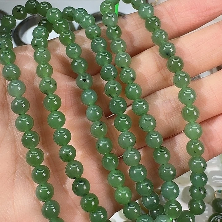 和田玉（碧玉）未镶嵌颈饰6mm