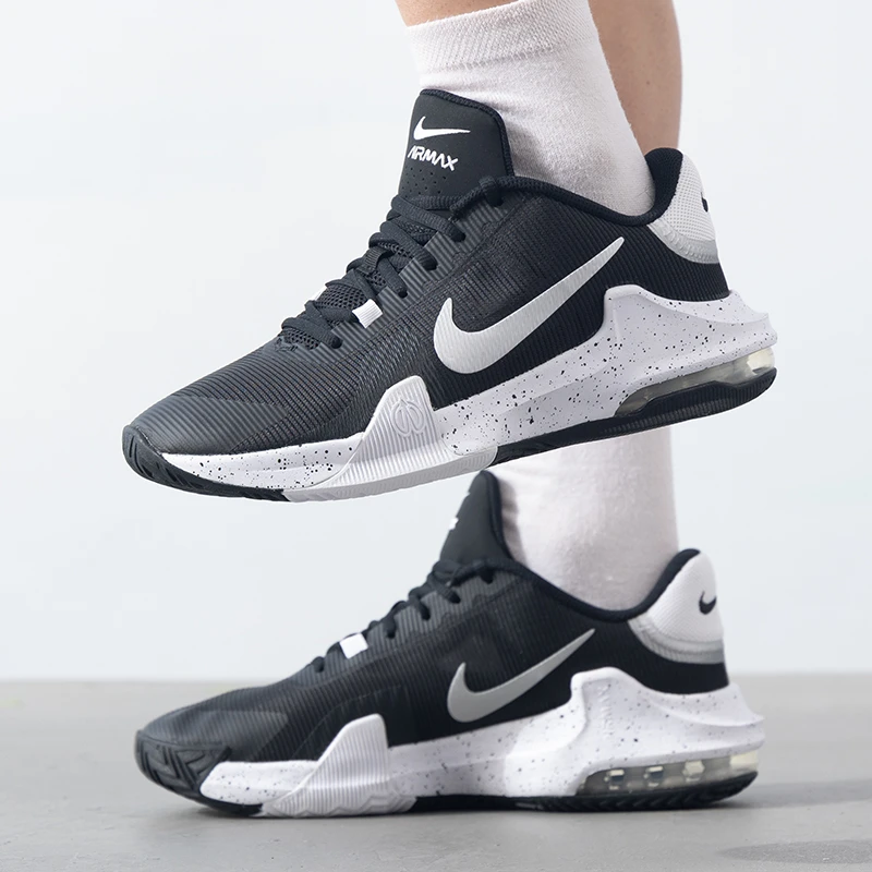 Nike耐克男鞋新款AIR MAX IMPACT 4抗扭透气实战运动篮球鞋DM1124