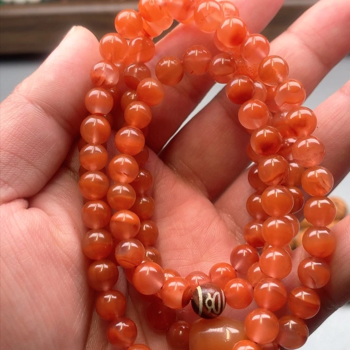 合金手链南红玛瑙南红108手串