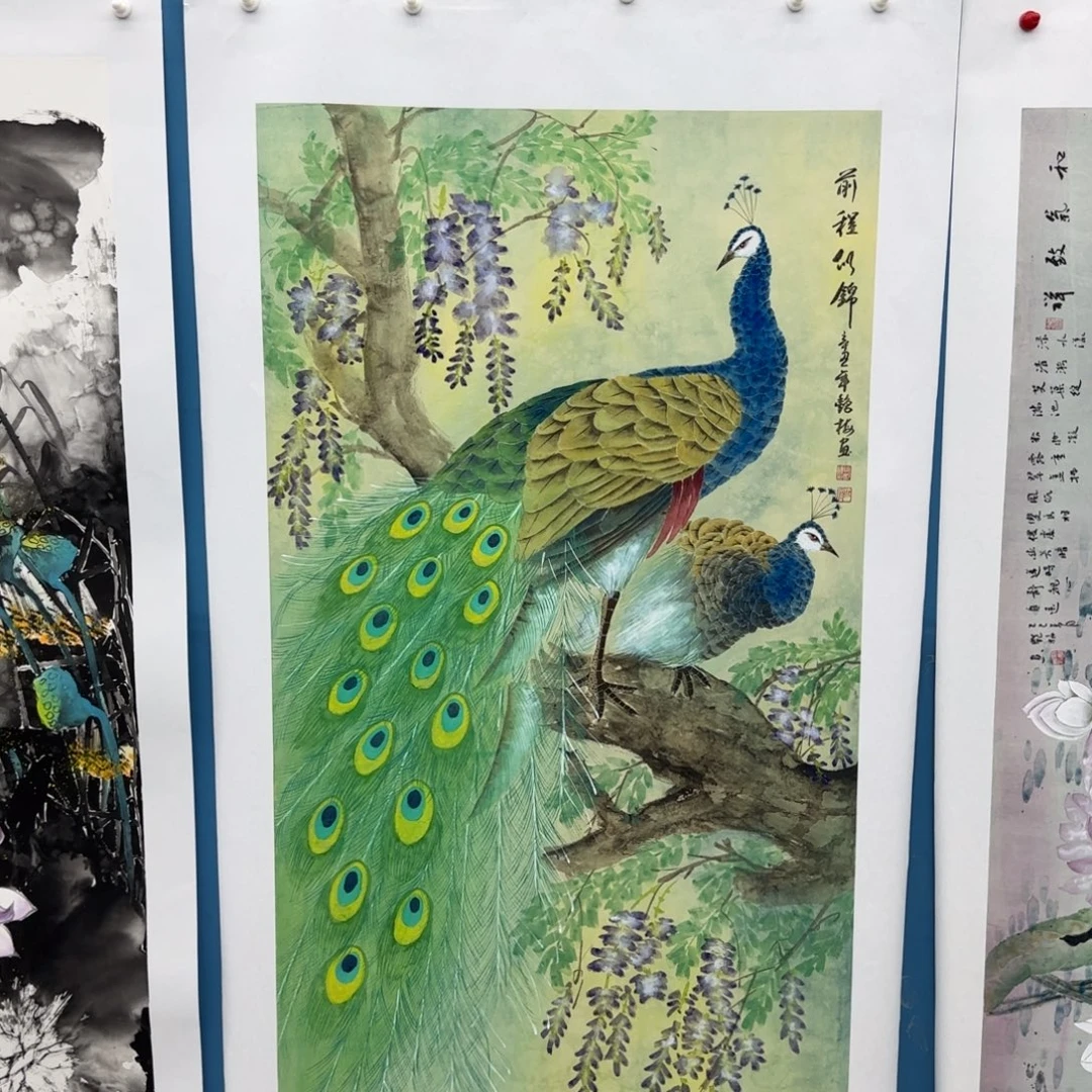 红***林国画绘画作品欣赏展示