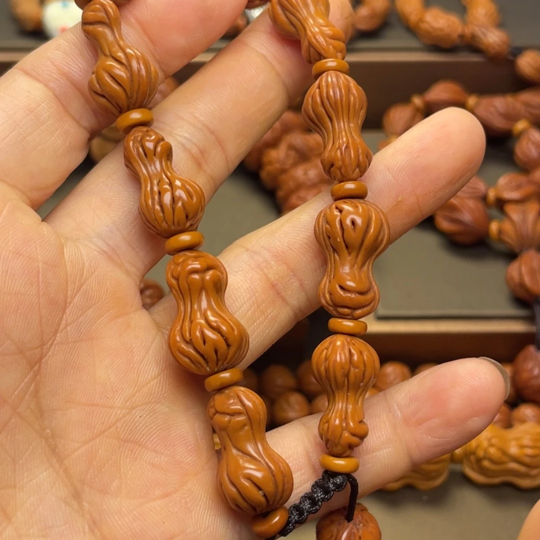 桃核手串龙纹桃核23