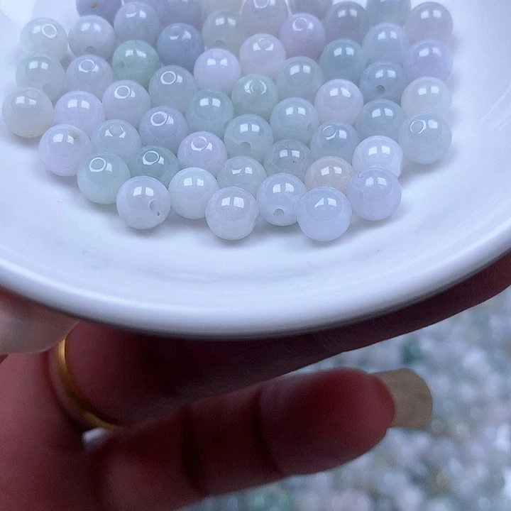 翡翠散珠翡翠翡翠卡5.7。220颗40元