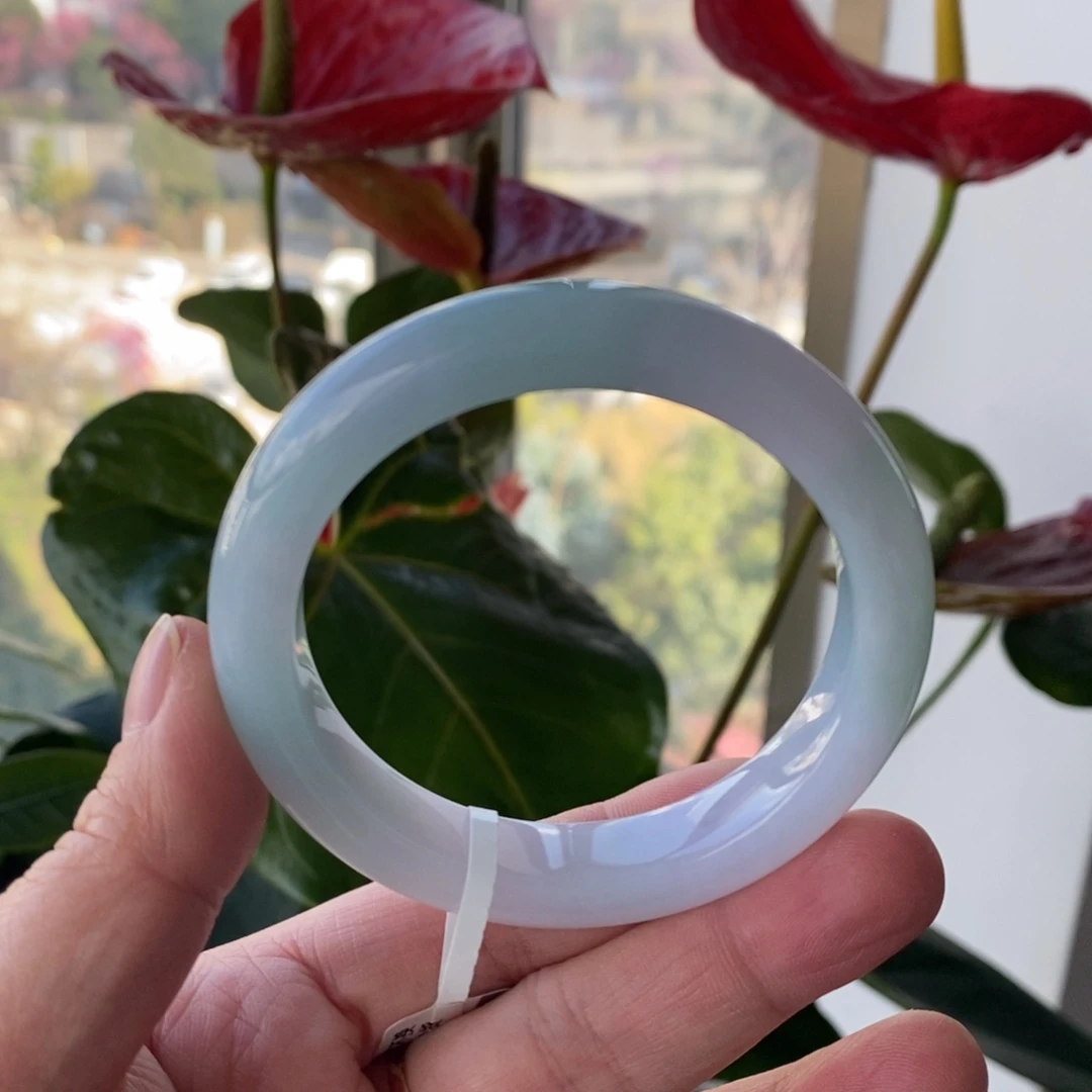 翡翠未镶嵌手镯24号