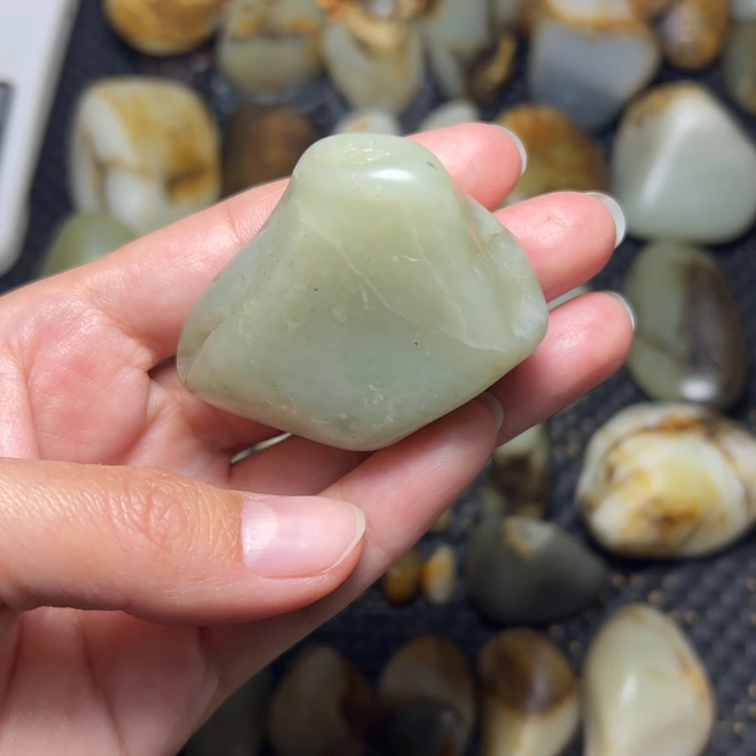 和田玉未镶嵌挂件A59