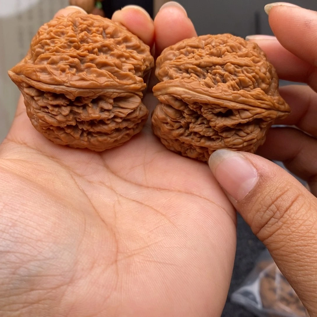 文玩核桃把件38大蒜头