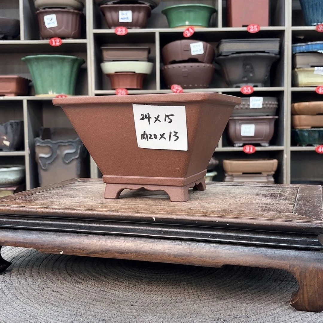 紫砂花盆紫砂的颜色很好看