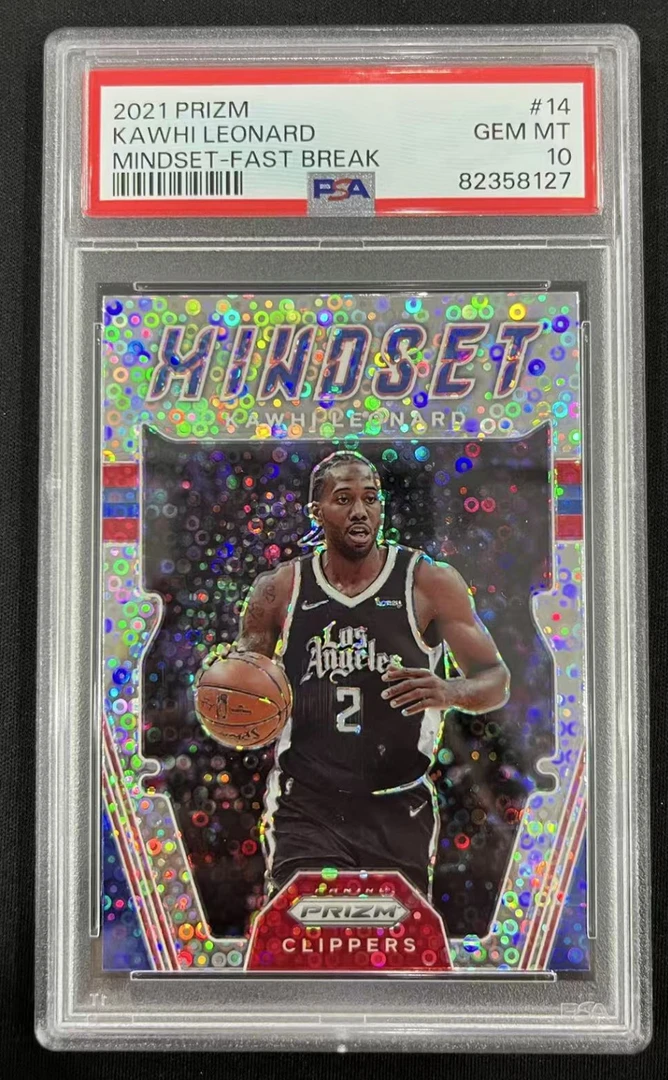 伦纳德 Mindest特卡泡泡折 PSA10分权威评级 马刺快船 正版球星卡