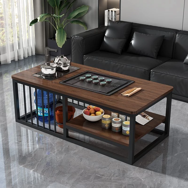 2025年全新款简约功夫茶几办公室中式茶桌小户型茶台客厅家用全自