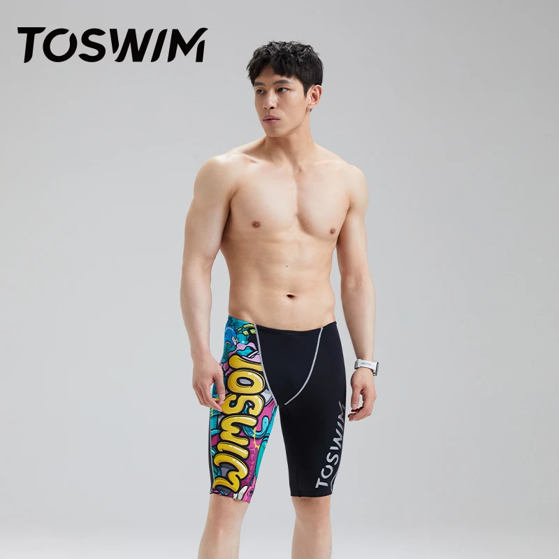 泳镜侠推荐！TOSWIM游泳裤男士五分速干专业防尴尬2025年夏季新款