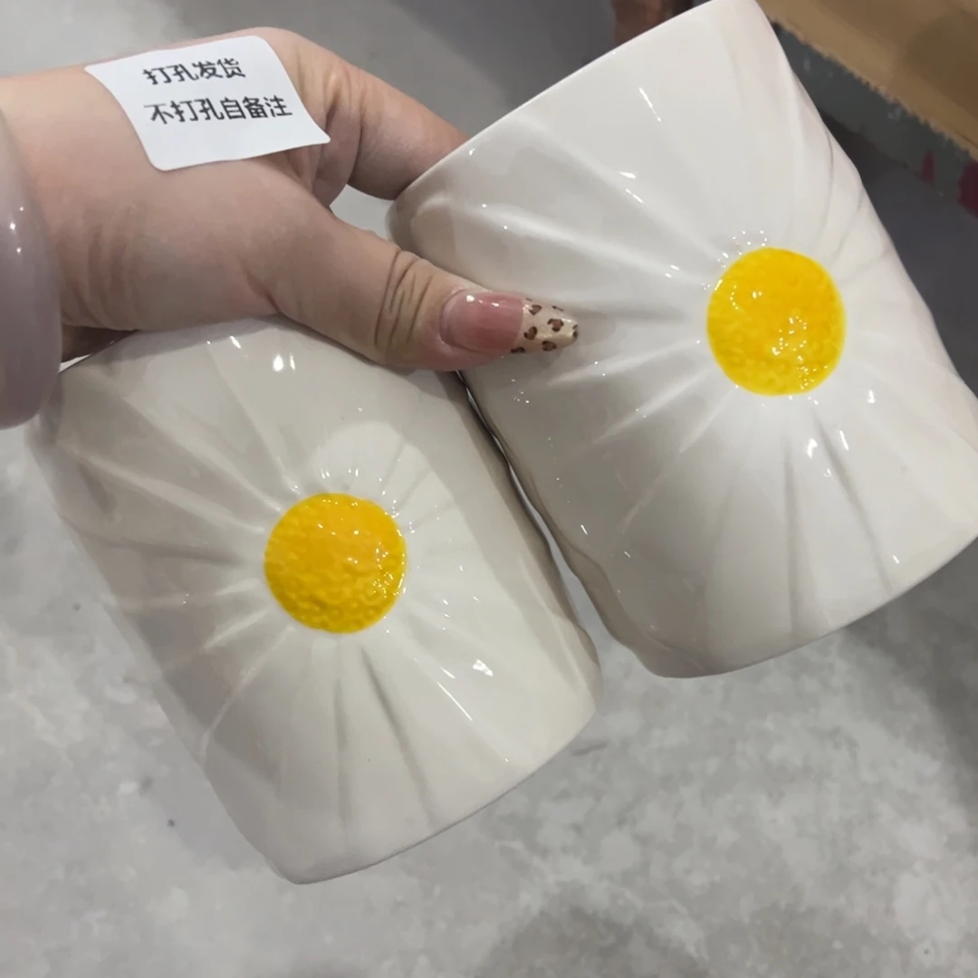 有孔陶瓷花盆，满10米包邮发货