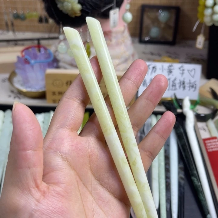 蛇纹石玉未镶嵌发饰20