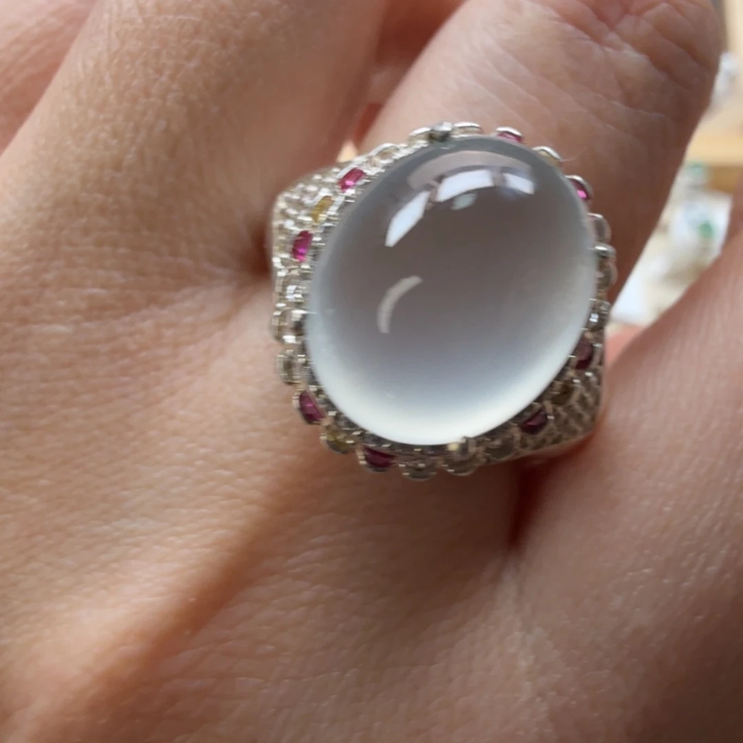 翡翠未镶嵌戒指天然缅甸翡翠a货