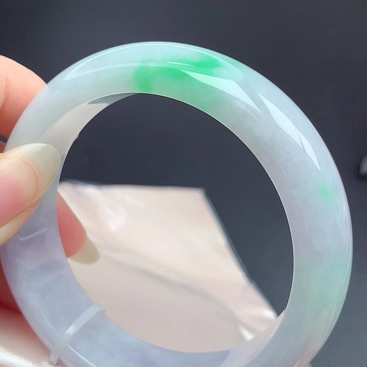 翡翠未镶嵌手镯58.5圈口